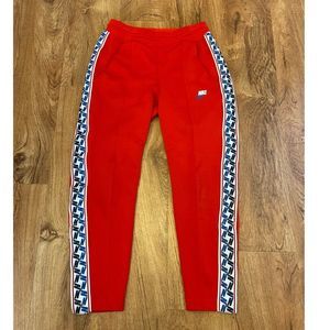 Nike red sweatpants
